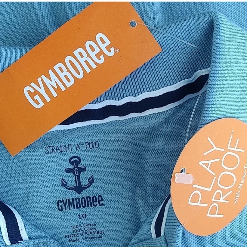 Boys Gymboree long Sleeve Polo Shirts - Picture 2 of 2